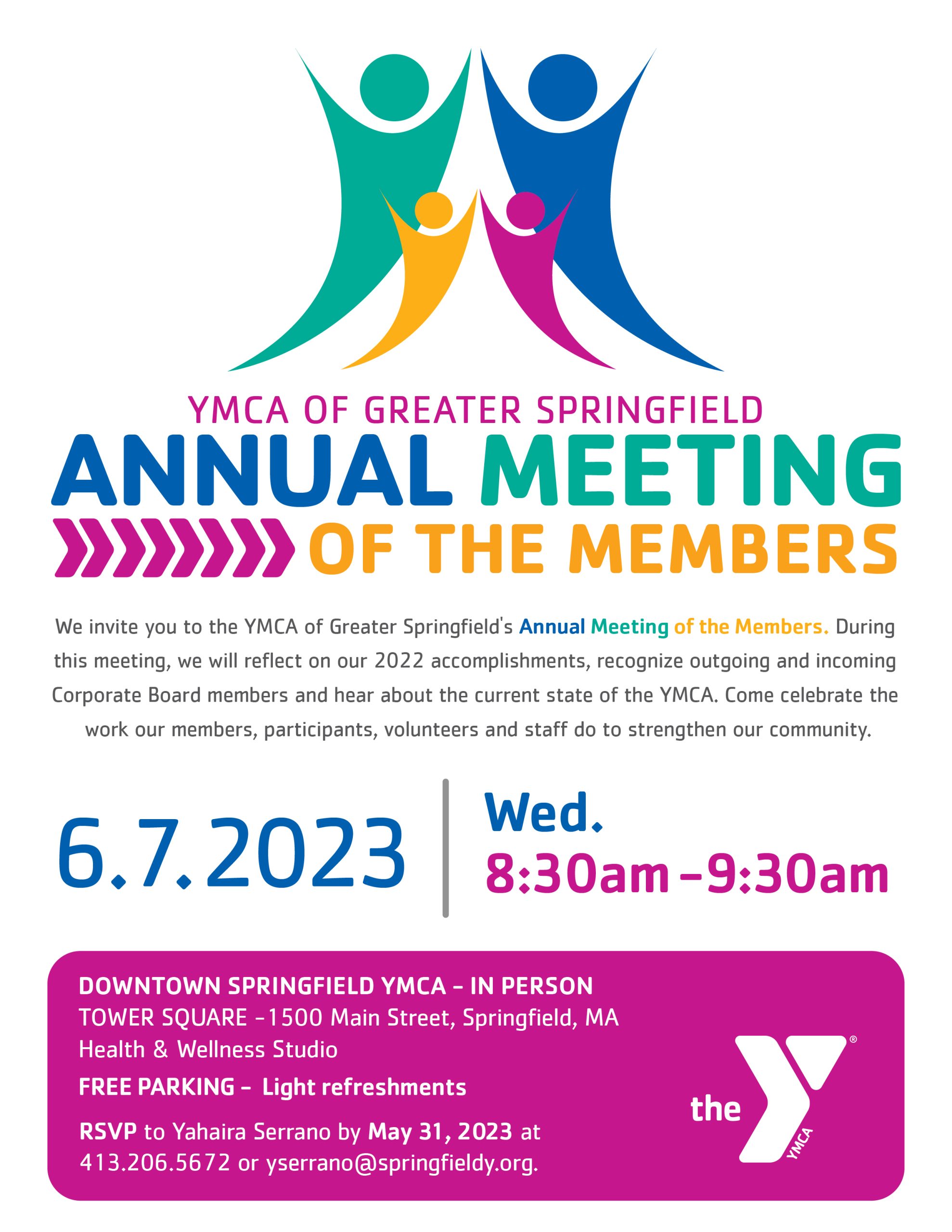 Annual Meeting of the Members 2023! - YMCA of Greater Springfield