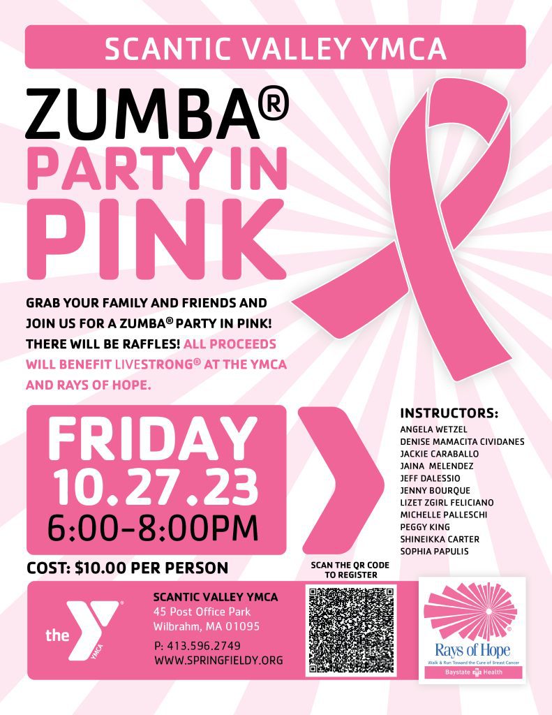 zumba pink party Oct 2023