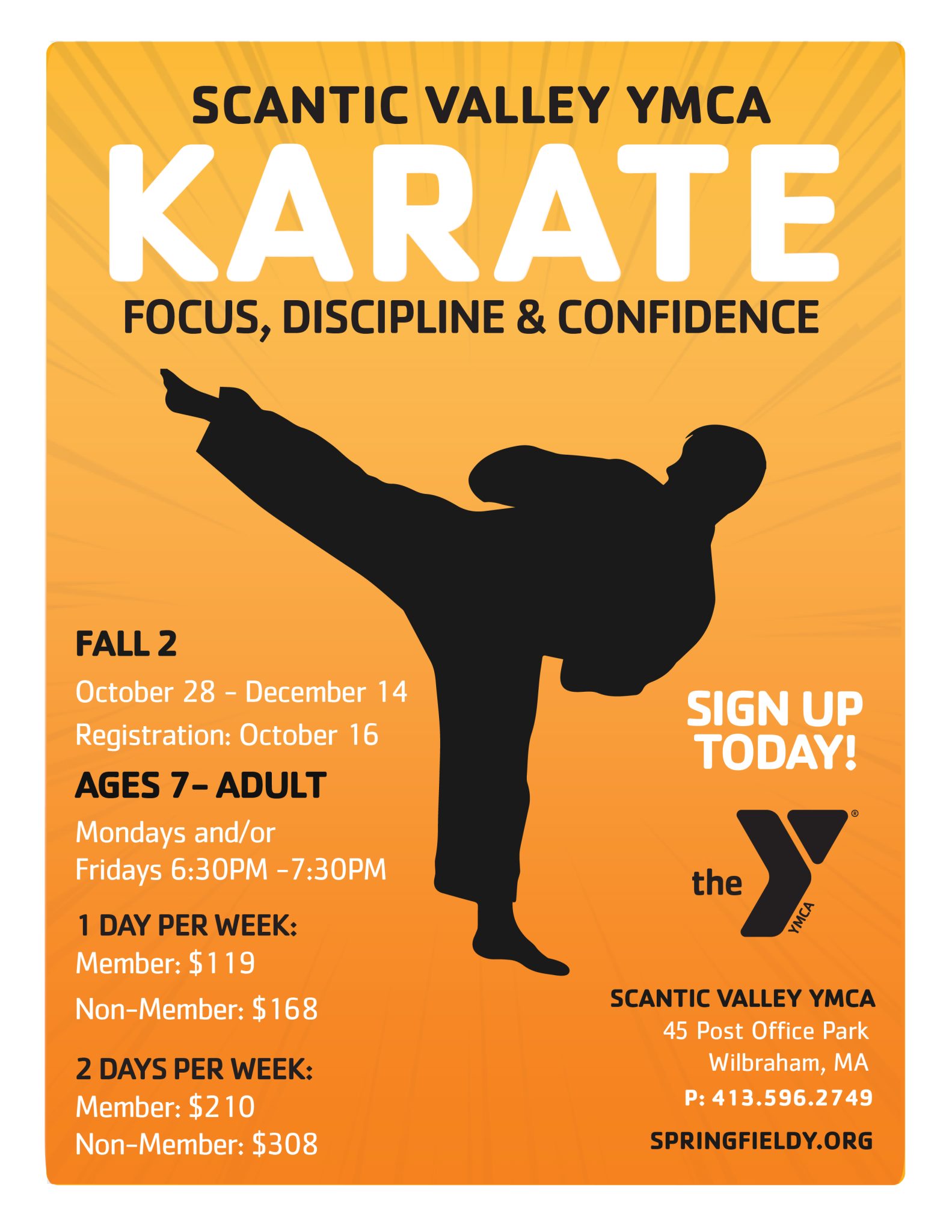 Karate at the Scantic Valley YMCA! - YMCA of Greater Springfield